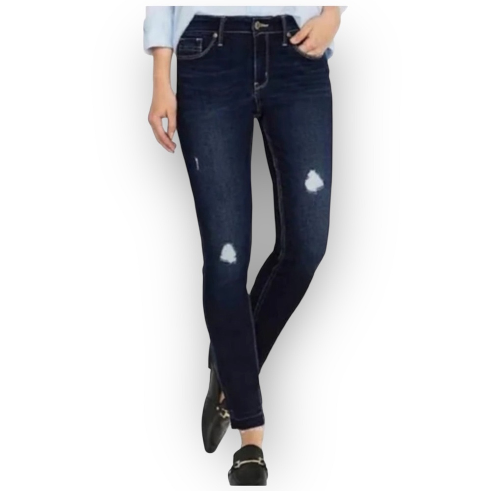 NWT Buffalo David Bitton‎ “Jess” Rip & Repair Mid-Rise Skinny Jeans – Size 4/27